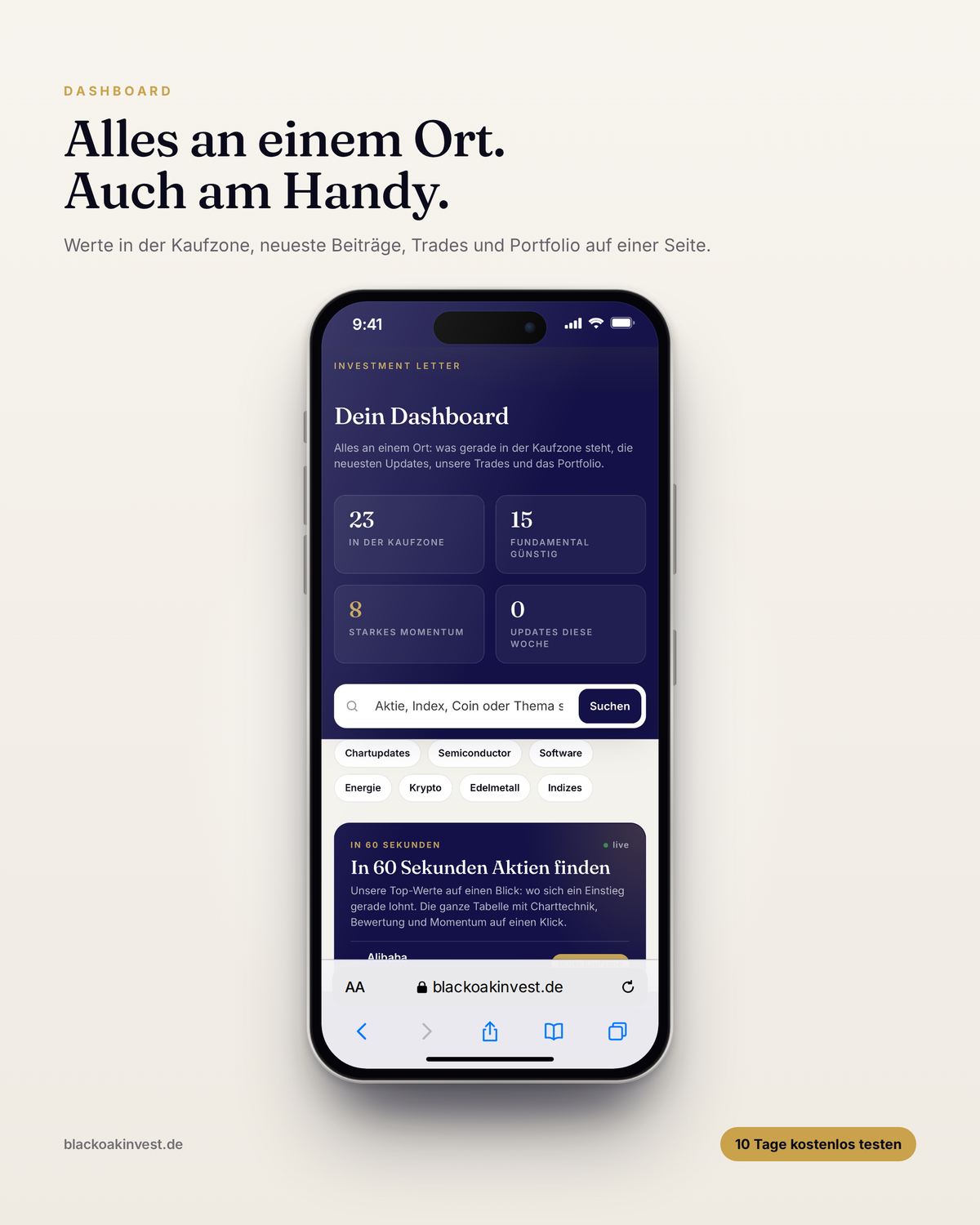 Investment Letter